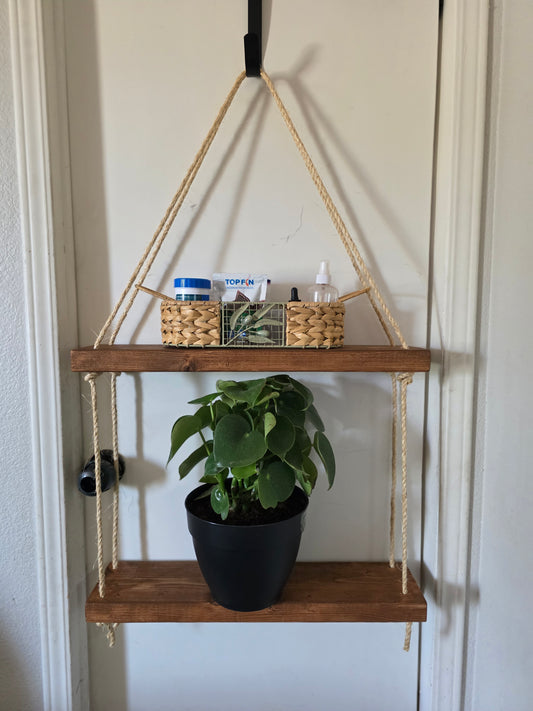 Hanging Rope Shelf